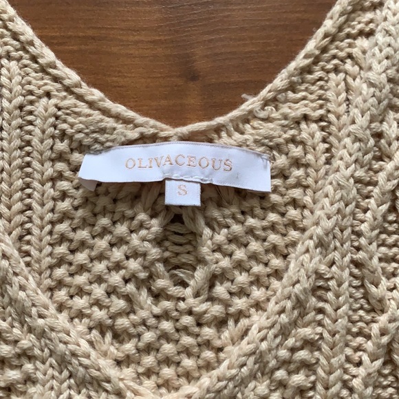 Cream Knit Tank Top - Picture 3 of 4